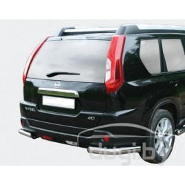 Защита заднего бампера  (уголки) для X-Trail (2001-2007)